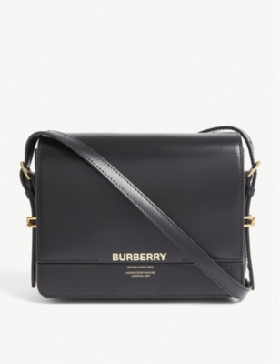BURBERRY - Grace small leather shoulder bag | Selfridges.com