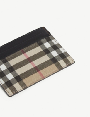 burberry leather card holder
