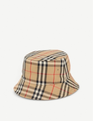 Burberry Women's Check Canvas Bucket Hat