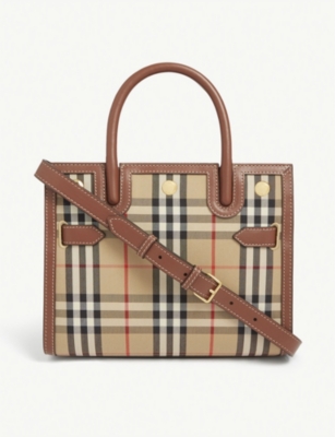 burberry top handle bag