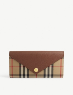 burberry flap wallet