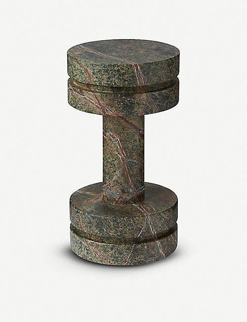 TOM DIXON: Rock marble dumbbell 19.5cm