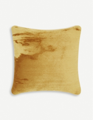 TOM DIXON Soft mohair velvet cushion 43cm