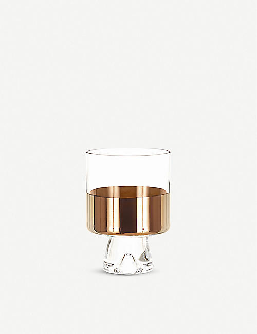 TOM DIXON: Tank copper and glass tumblers set of two
