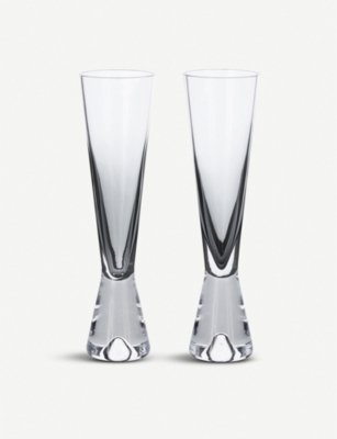Tom Dixon Set Of 2 Tank Champagne Glasses
