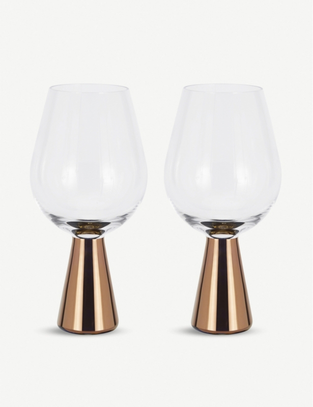 Tank wine glasses set of two