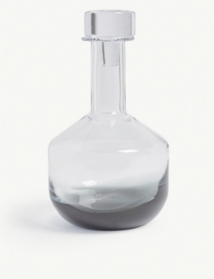 TOM DIXON: Tank glass whiskey decanter 20cm