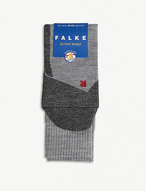 FALKE：Active温暖干爽弹力梭织袜三年以上