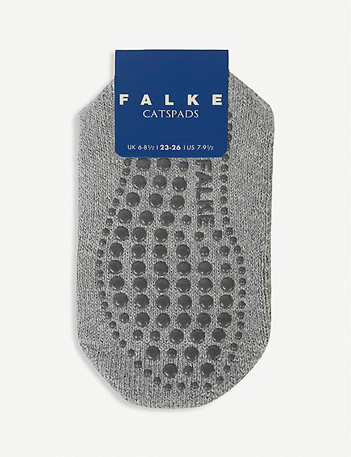 FALKE: Catspads stretch cotton-blend slipper socks years 3+