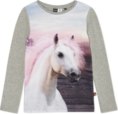 MOLO   Rominda horse print t shirt 4 14 years