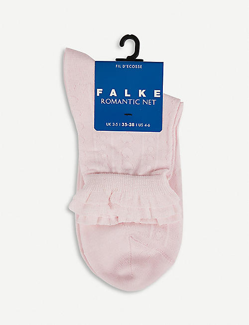 FALKE：褶边针织袜 3-10 岁