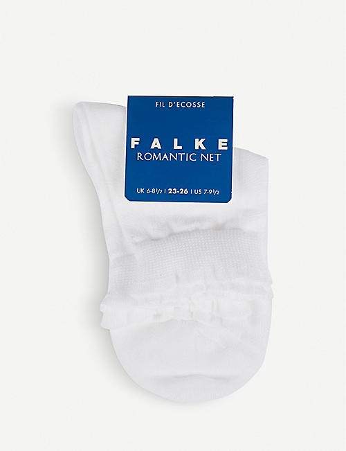 FALKE：褶边针织袜 3-10 岁