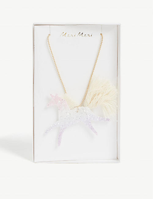 MERI MERI: Unicorn glitter necklace