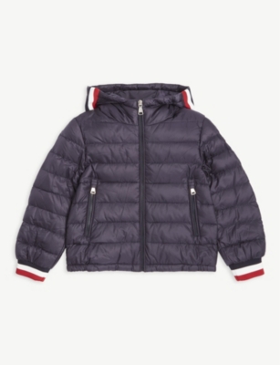 MONCLER Giroux down hooded jacket 4 14 years Selfridges