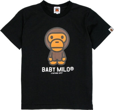 a bathing ape baby milo t shirt