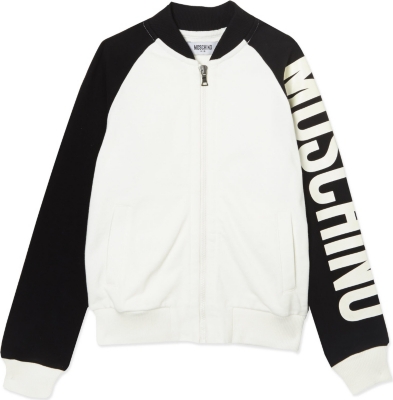 MOSCHINO   Zipped cotton sweatshirt jacket 4 14 years