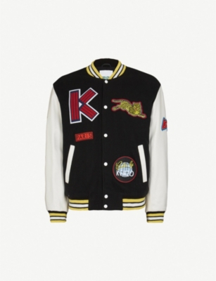 kenzo logo jacket