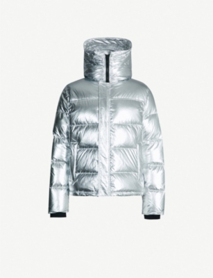 kenzo silver puffer jacket