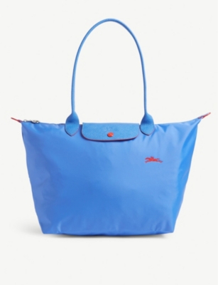 longchamp le pliage blue