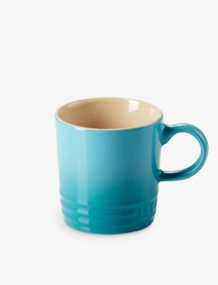 Le Creuset Teal Stoneware Espresso Mug 100ml