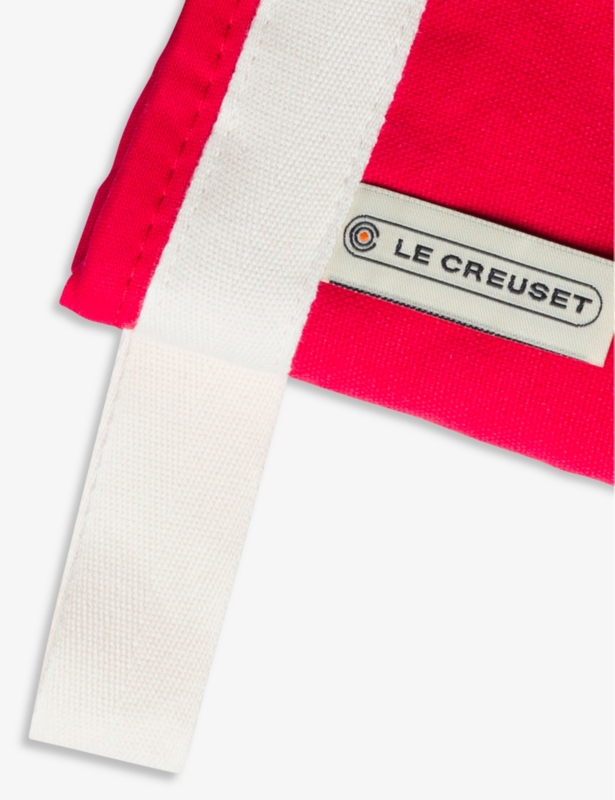 Logo-label cotton oven mitt