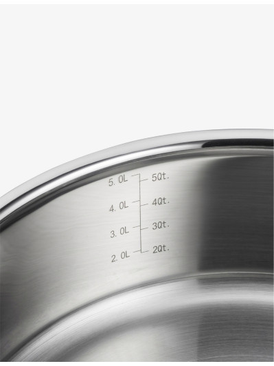 - stainless-steel sauteuse pan 28cm | Selfridges.com