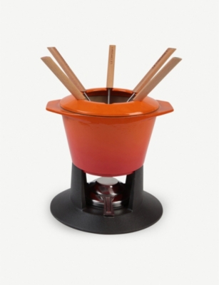Fæstning komme ud for filosof LE CREUSET - Gourmand cast iron fondue set | Selfridges.com