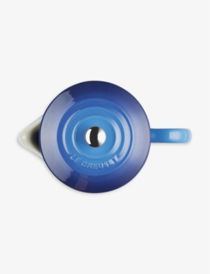 Shop Le Creuset Stoneware Cafetiere 1l In Azure Blue