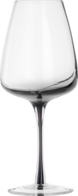 Broste Smoke White Wine Glass In Nero