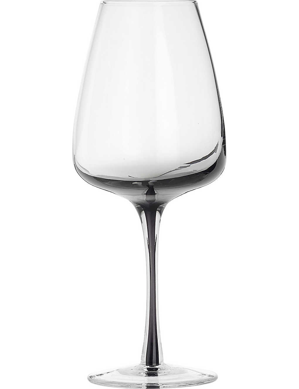 Broste Smoke White Wine Glass In Nero