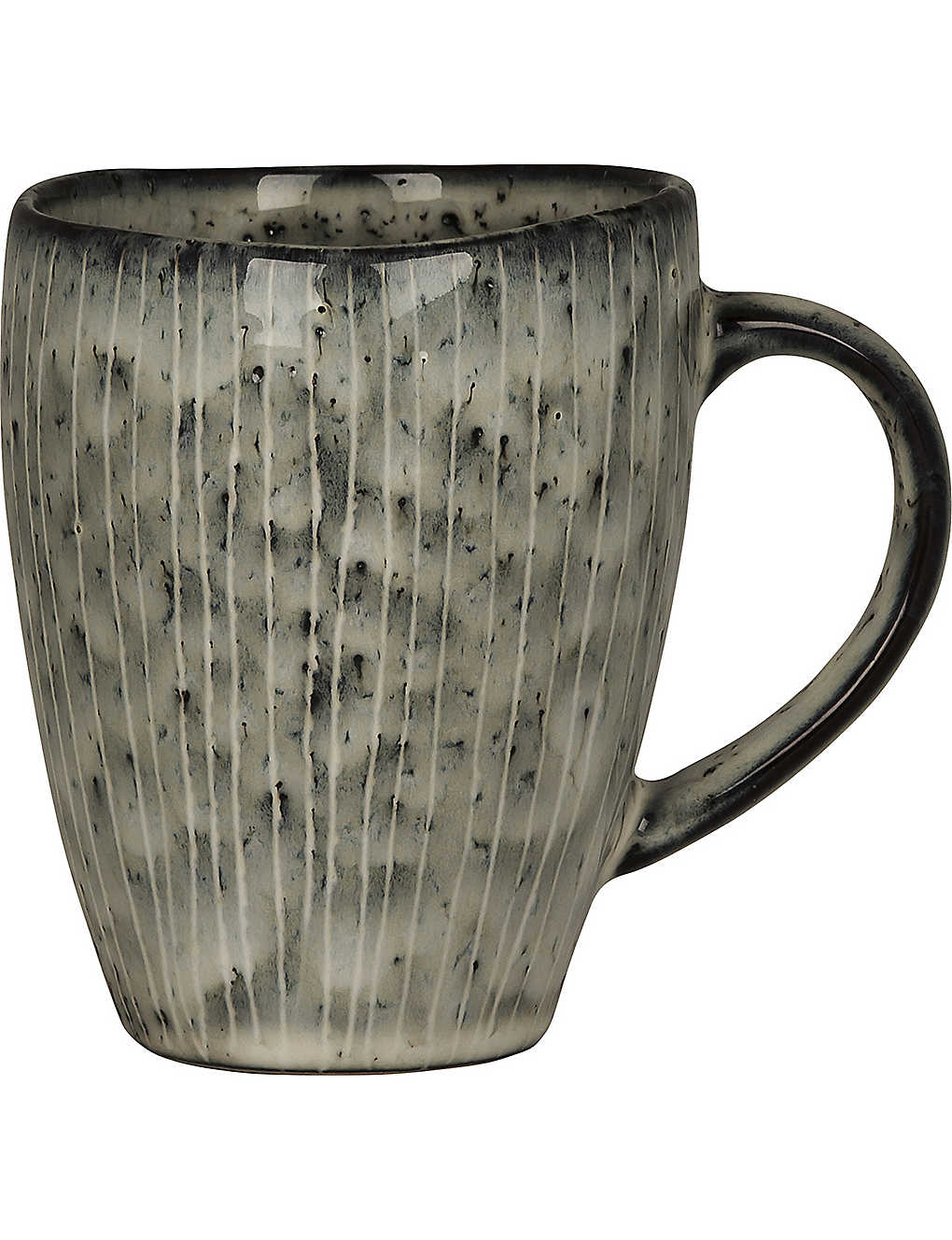 Broste Nordic Sea Stoneware Mug With Handle In Nero