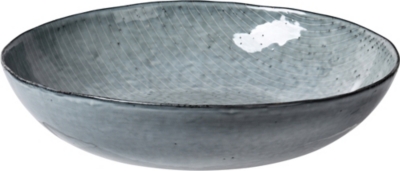 Broste Nordic Sea Stoneware Salad Bowl In Nero
