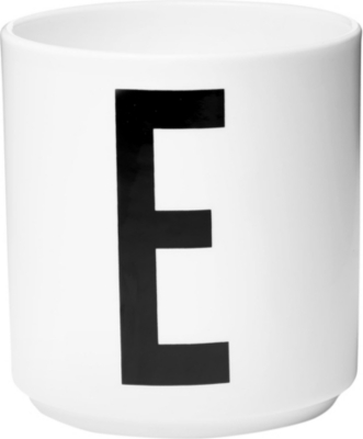 DESIGN LETTERS   E porcelain cup