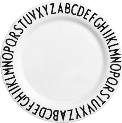 DESIGN LETTERS   Melamine plate