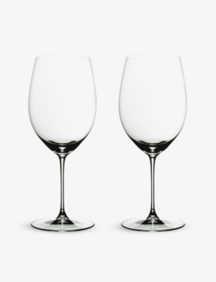 Riedel Clear Clear Veritas Cabernet Pair Of Glasses