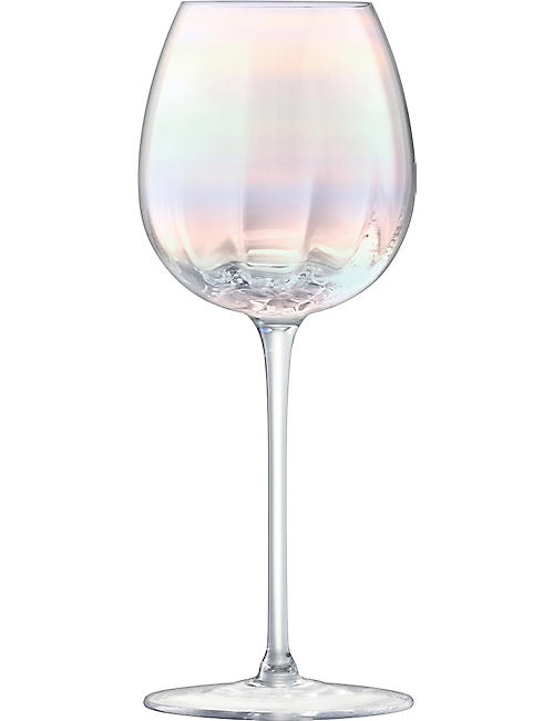 LSA: Pearl set of four white wine glasses