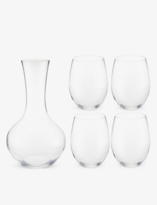RIEDEL: O Cabernet/Merlot glass wine tumblers set of four