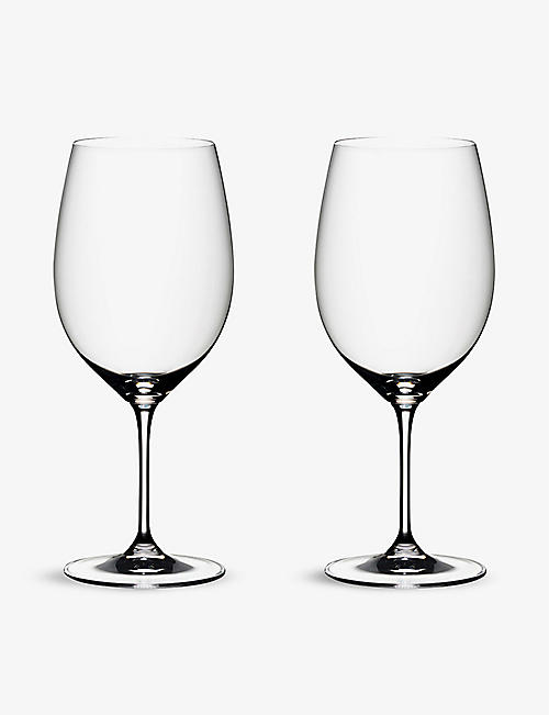 RIEDEL: Cabernet Sauvignon crystal glasses set of two