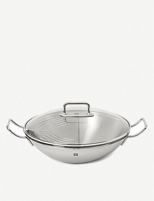 ZWILLING J.A HENCKELS: Stainless steel wok 32cm
