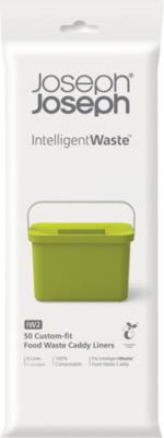 JOSEPH JOSEPH: Totem compostable pack of 50 food waste caddy liners