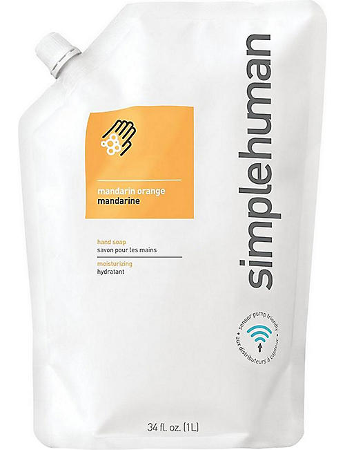 SIMPLE HUMAN: Mandarin orange scented soap refill pouch 1l