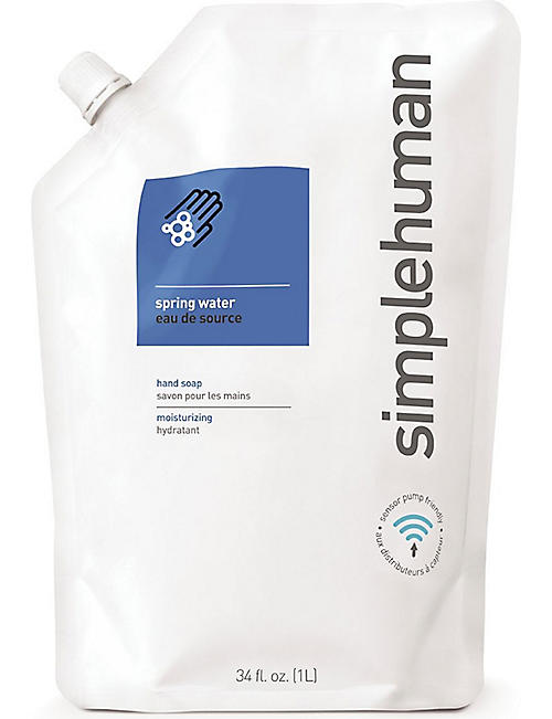 SIMPLE HUMAN: Spring water scented soap refill pouch 1L