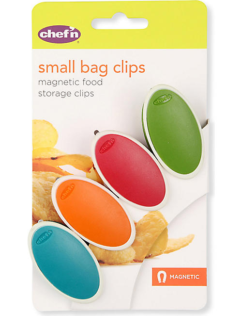 CHEF'N: Pack of four small bag clips