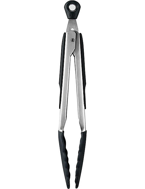 OXO GOOD GRIPS: Tongs with silicone heads 23cm