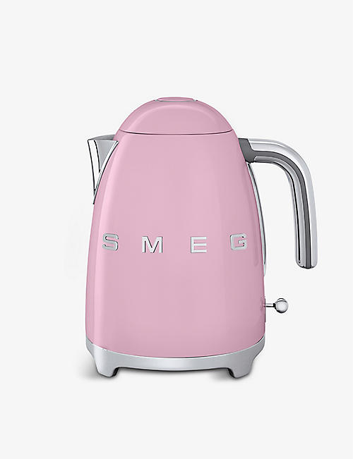 SMEG: KLF03 logo stainless steel kettle
