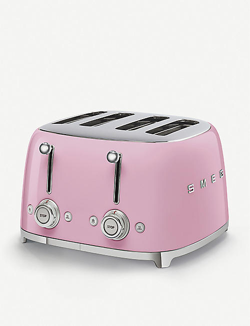 SMEG: Four-slice stainless-steel toaster
