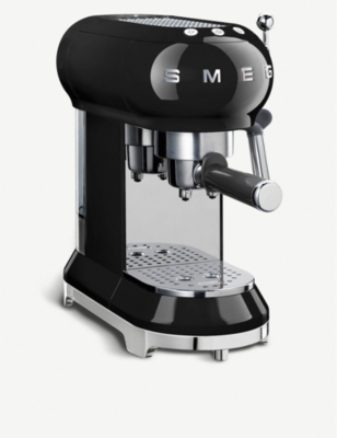 SMEG Smeg black espresso machine