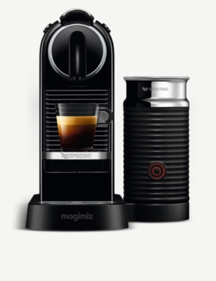 koepel Brutaal spanning Nespresso Magimix Citiz & Milk Coffee Machine - 11317 In Black | ModeSens