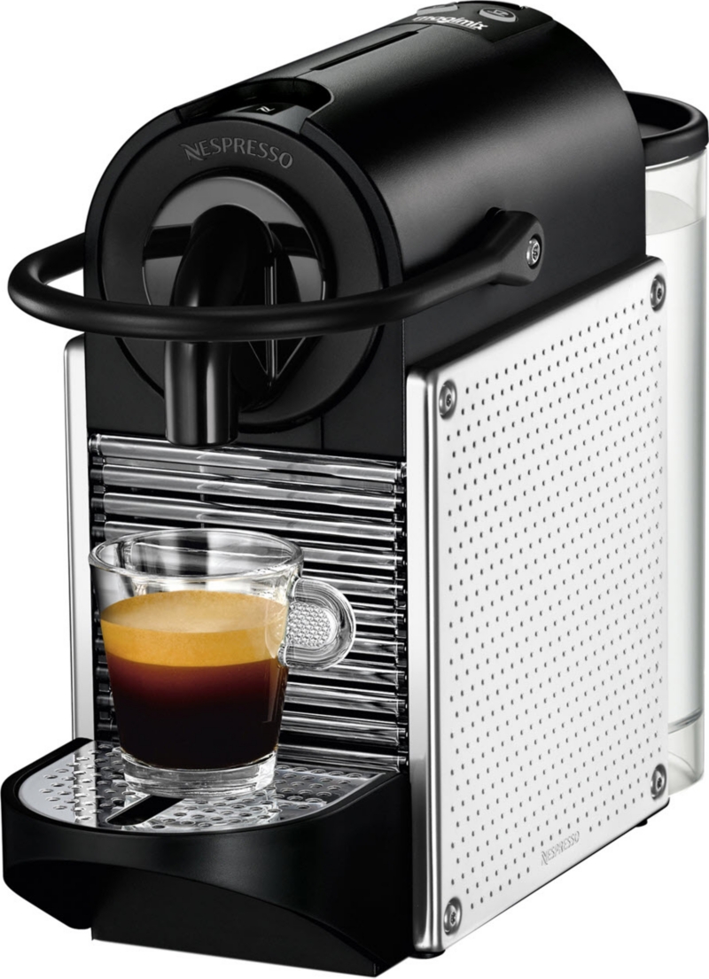 NESPRESSO   Magimix Nespresso Pixie coffee machine chrome