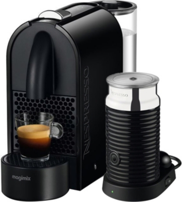 NESPRESSO   U Magimix Nespresso coffee machine + Aeroccino3 milk frother